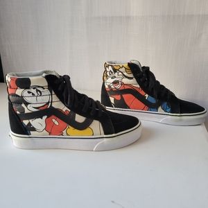 High Top Disney 8s Mickey Vans Vans X Disney Sk8 Hi Mickey Friends